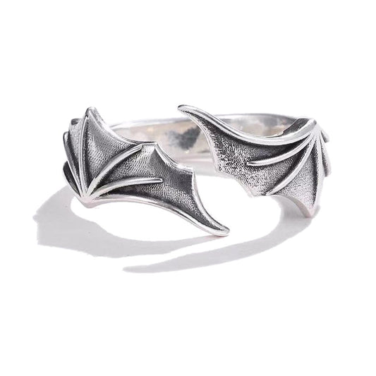 Hades Wings Sterling Silver Ring