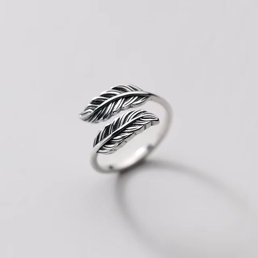 Hermes Feather Ring